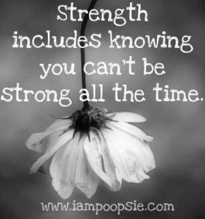 Strength in not being strong