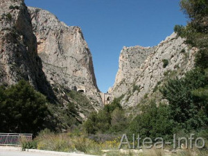 Berge von Mascarat Bergkette zwischen Altea und Calpe