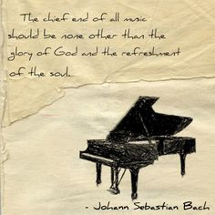 Johann Sebastian Bach gives all glory to God! I'd love to have this ...