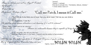 Hush Hush Patch Cipriano Quotes