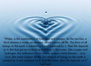Love Is Like Water Quote