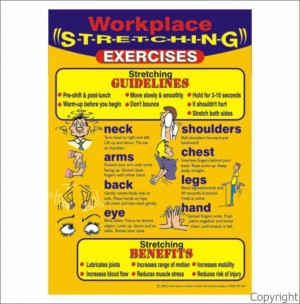 POSTER WORKPLACE STRETCHING LAM - Click to enlarge