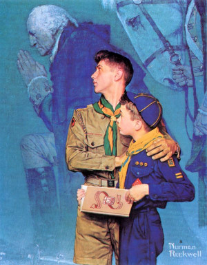 Boy Scouts of America by Norman RockwellChristian, Boys Scouts Quotes ...