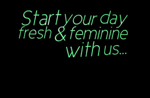 Quotes Picture: start your day fresh
