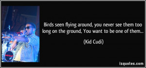 Birds seen flying around, you never see them too long on the ground ...