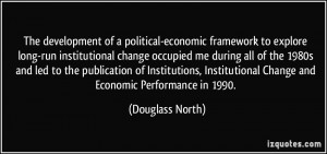 ... Institutions, Institutional Change and Economic Performance in 1990