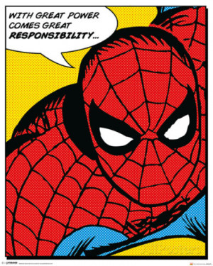 Marvel Classic- Spider-Man (Quote) Mini Poster