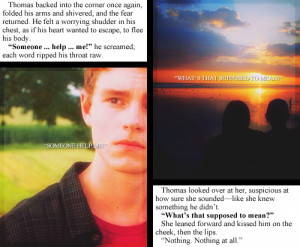 the maze runner: first & last quotes → thomas