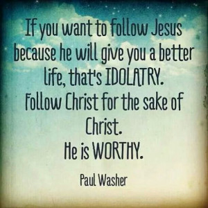 Follow Christ For Christ!