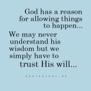 ... . Our faith was tested time & time again. God is good no matter what