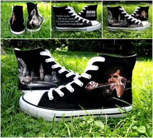 Sherlock Quotes Side Of The Angels Sherlock shoes by