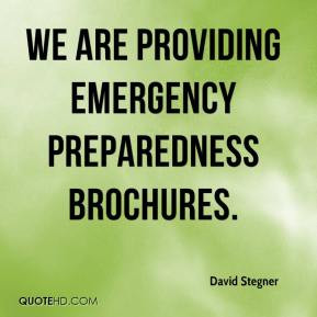 Emergency Preparedness Quotes