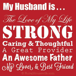 My Husband is...