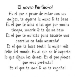 El Novio Perfecto - Frases Bonitas
