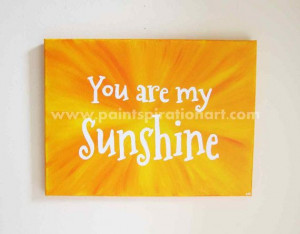 Canvas Quotes, Sunshine Canvas, Canvas Wall Art, Quotes Art, Quote Art ...