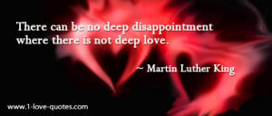 Quotes About Disappointment In Love