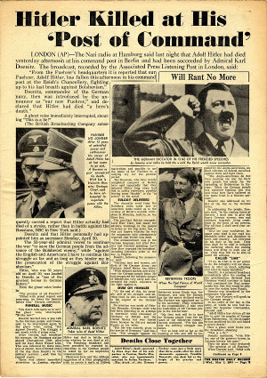 Adolf Hitler Dead Berlin