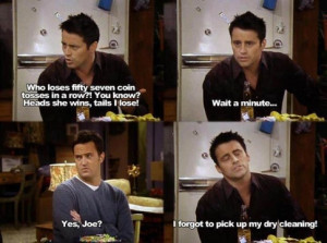 Friends (TV series) : What are the most profound jokes made by Joey ...