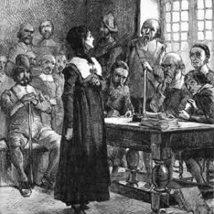 ... Anne Hutchinson for disobeying Puritan government's rules of worship