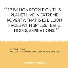 ... Poverty Project shares her motivation to see an end to extreme poverty