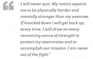 quote from Marcus Luttrell author of Lone Survivor. God bless ...