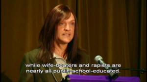 ... beaters and rapists were nearly all public-school-educated.