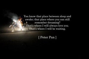always, dark, love, peter pan, photography, remember, sleep, text