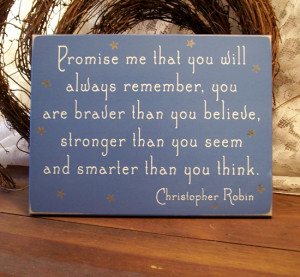 Promise me you will always remember 9x12