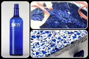 Colbalt Skky. Made with Skky Vodka Bottles! #Vetrazzo - Google+ https ...