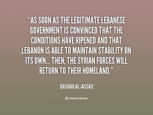 Bashar Al Assad Quotes