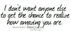You're amazing just the way you are ;)