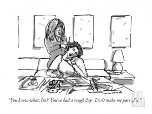 Rough Day at Work Cartoon
