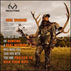 womenhunt girl hunting quotes, women hunt, fishing quotes for girls ...