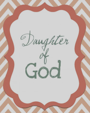 what does it mean to be a daughter of god