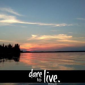 Dare to Live: Don't live life numb. Dream. Be bold. Take risks ...