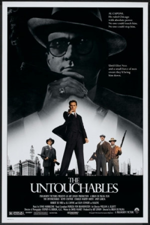 One sheet movie poster: The Untouchables (1987)