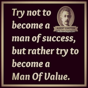 Albert Einstein #Quotes #Success #Value
