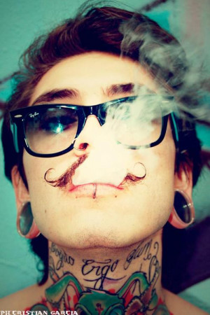 body modification, cool, gauges, guy, inked, life, like a boss, lip ...