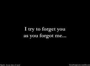 you forgot me | Tumblr
