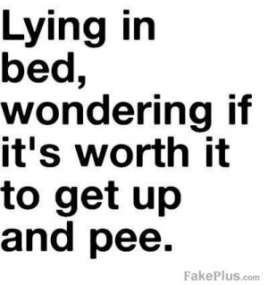 lying in bed