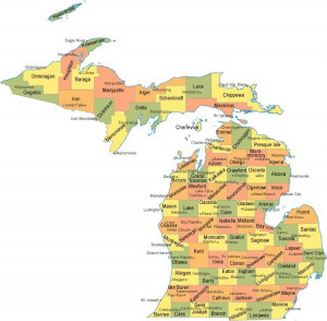Michigan State Map