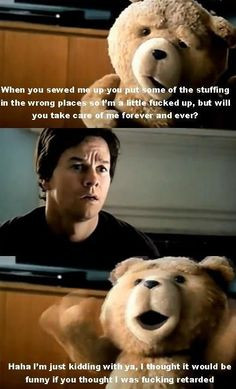 ted. best part of the movie right here. More