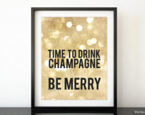 ... glitter wall art, gold quote, party decor pdf -pp86- Instant download