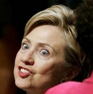Hillary Clinton Funny Face Wallpapers