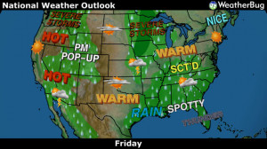california weather map today