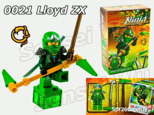 Ninja jak Lego Ninjago Figurki 14 Modeli Kai Z oty Ninja Zielony