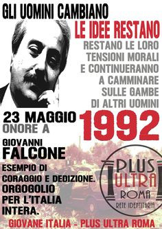 Giovanni Falcone 23 Maggio 1992 - Plus Ultra Roma