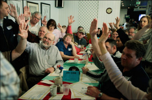 ... state caucus meeting, Saturday, March, 3, 2012, in Puyallup