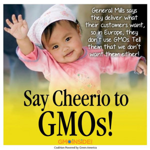 ... so at home, General Mills already offers GMO-free Cheerios in Europe