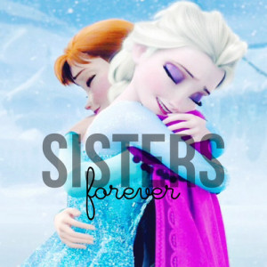 ... tags for this image include: frozen, sisters, elsa, forever and anna